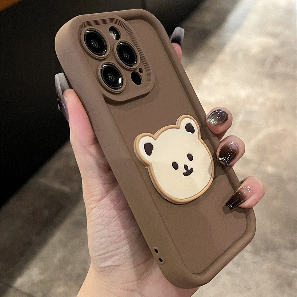 Cartoon Bear Soft Silicone Phone Protector