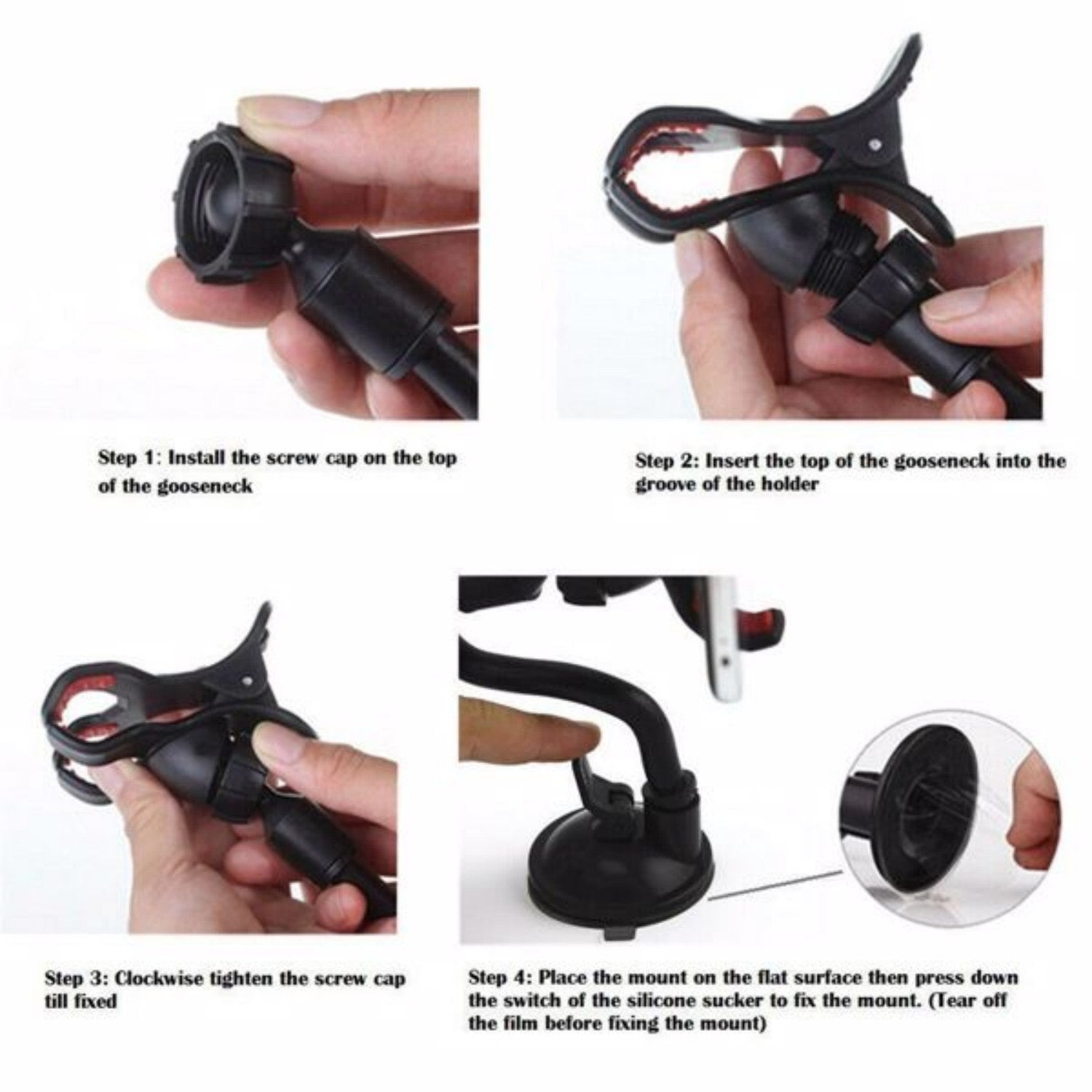 Car Windshield Mount Cradle Suction Cup Holder For Cell Phone GPS