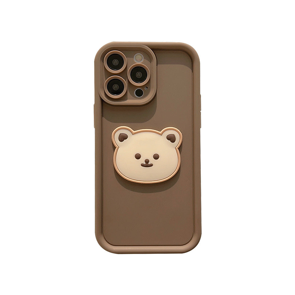 Cartoon Bear Soft Silicone Phone Protector